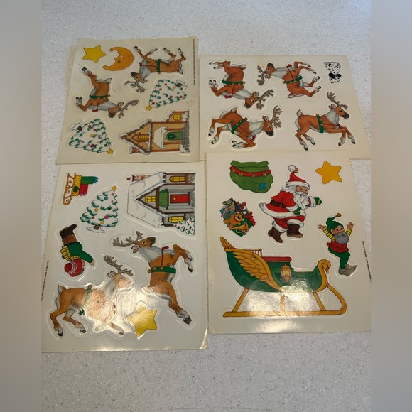 Vintage Christmas Santa Advent Vinyl Clings! 25 pc Window Decor 1993
Current Inc - Picture 11 of 14